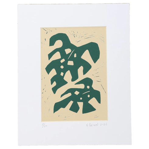LINO CUT, MONSTERA LEAVES