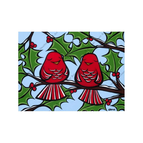 HOLIDAY BIRDS CARD
