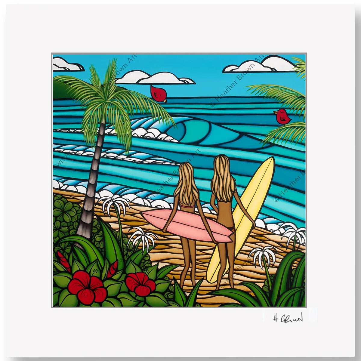 美品　ヘザーブラウン Surf Sisters Heather-Brown-Surfer-Sisters-