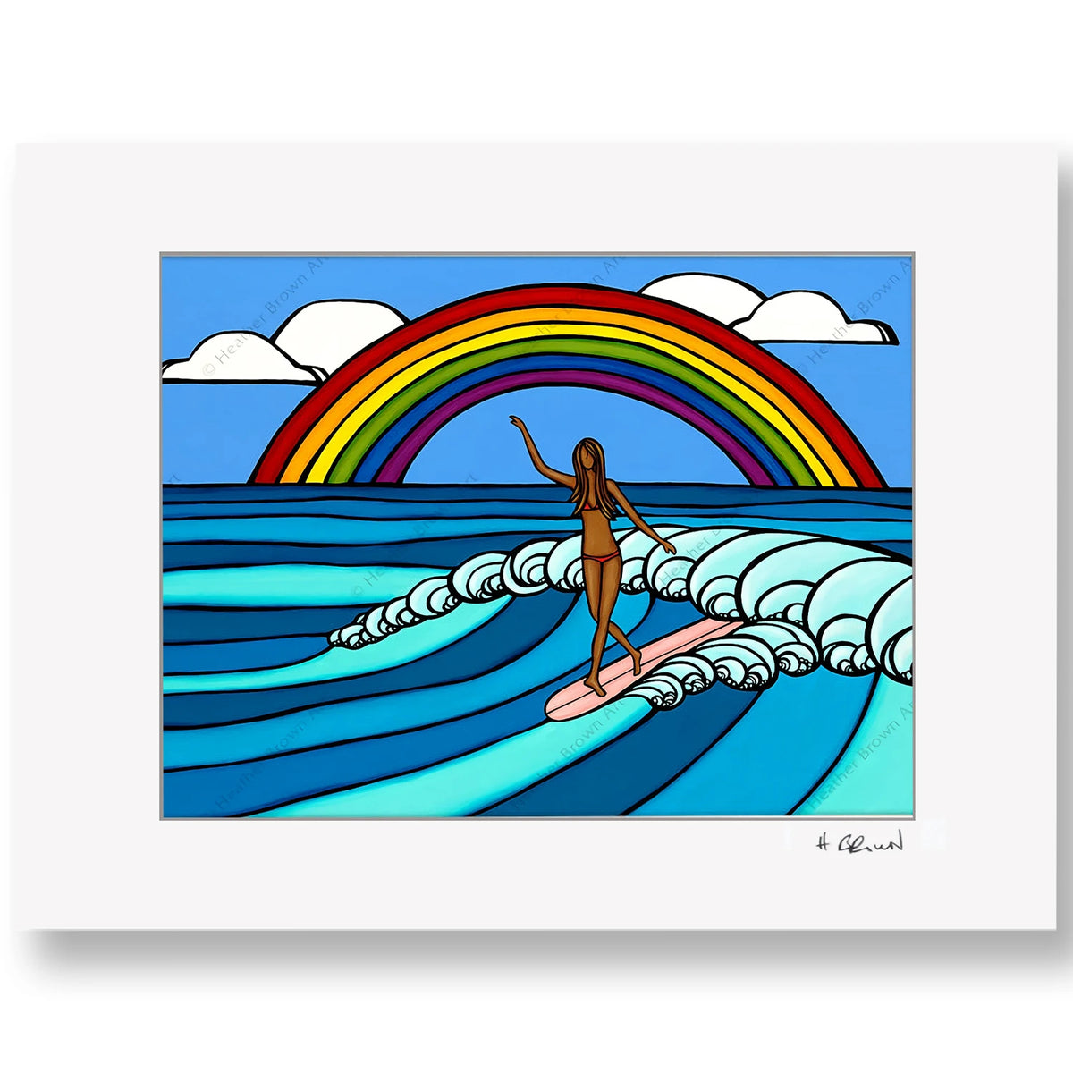 RAINBOW SURF – HeatherBrown