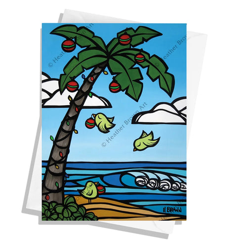 TROPICAL CHRISTMAS CARD