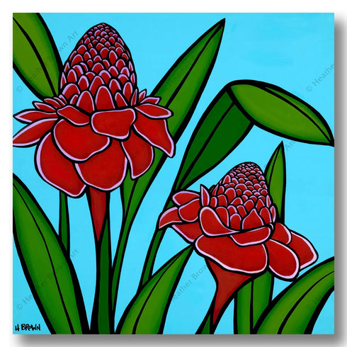“HAWAIIAN BOTANICAL” SERIES TORCH GINGER
