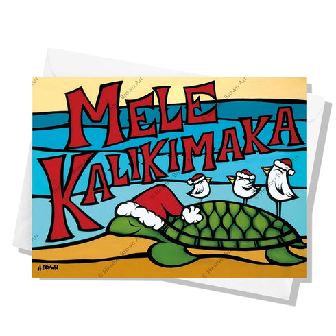 CHRISTMAS HONU CARD