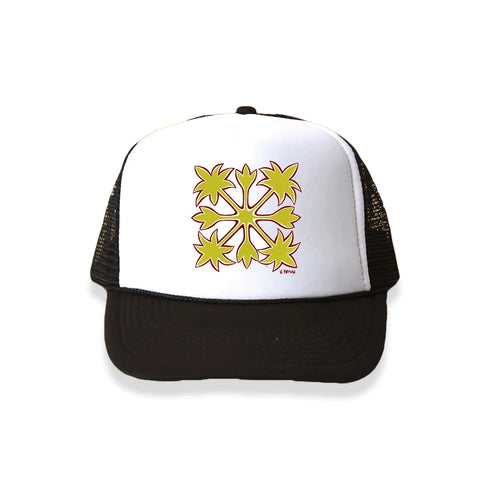 HAWAIIAN QUILT TRUCKER HAT