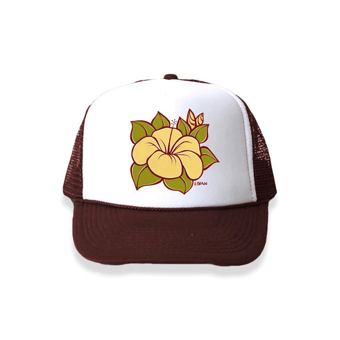 HIBISCUS TRUCKER HAT