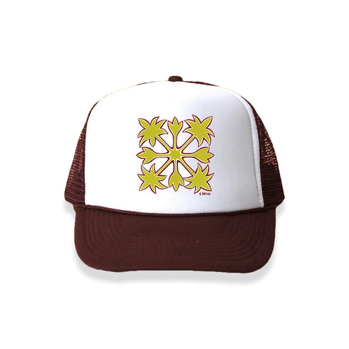 HAWAIIAN QUILT TRUCKER HAT