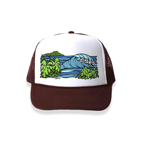 DIAMOND HEAD WAVES TRUCKER HAT