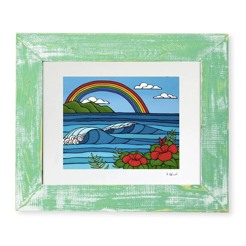 RAINBOW OVER KA’ENA POINT