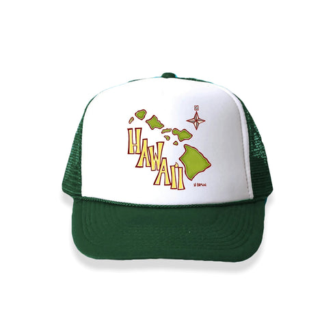 ISLAND MAP TRUCKER HAT
