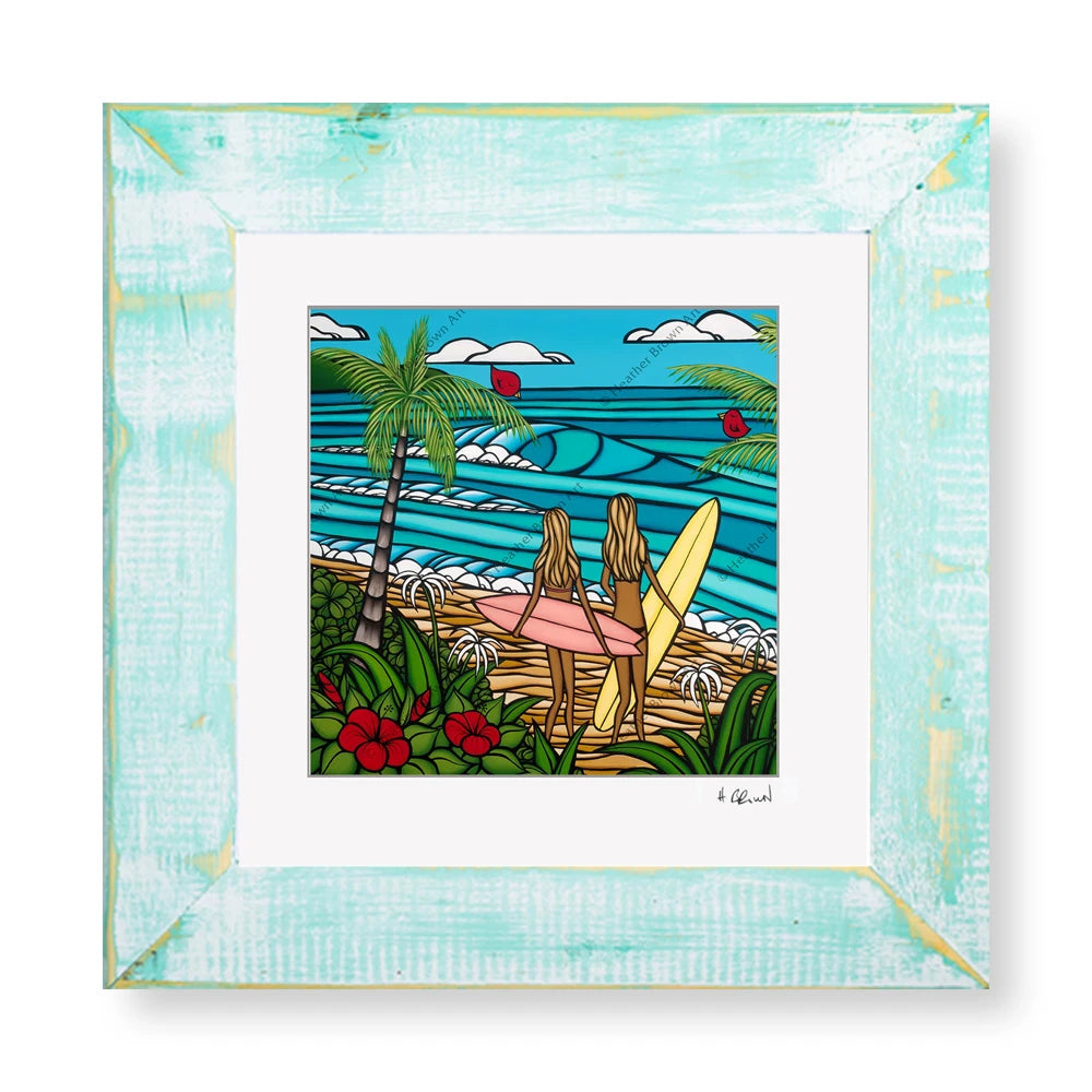 美品　ヘザーブラウン Surf Sisters サーフシスターズ-製品-ヘザーブラウンアート – Heather Brown Art