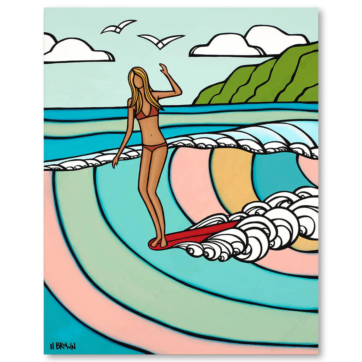 ヘザーブラウン　ジクレー　「Spring Swell」 ヘザーブラウン ジクレー 「Spring Swell」 Spring Swell - Heather