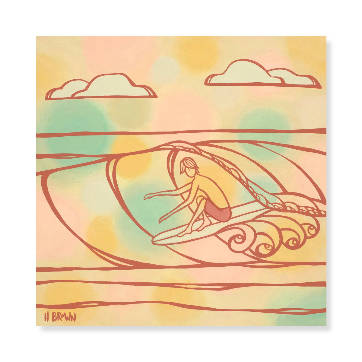 Da-　ヘザーブラウン　杉スクエアＳМ COSMIC SURF – HeatherBrown