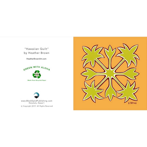 HAWAIIAN QUILT CARD