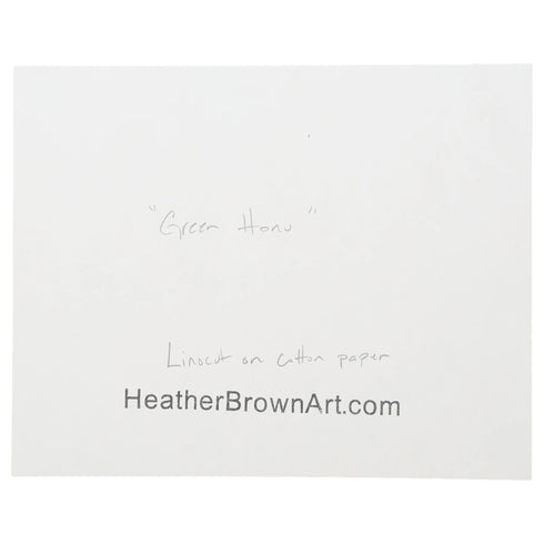 LINO CUT, GREEN HONU