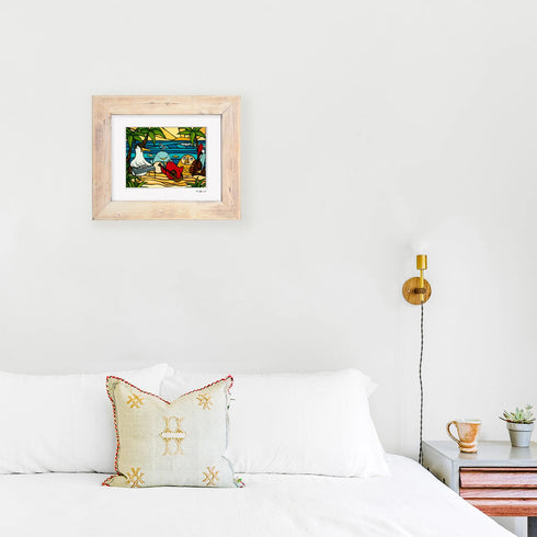 BIRD PARTY ON THE BEACH