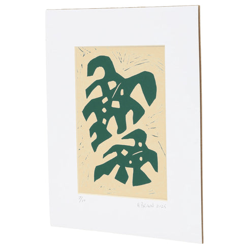 LINO CUT, MONSTERA LEAVES