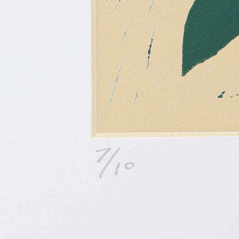 LINO CUT, MONSTERA LEAVES