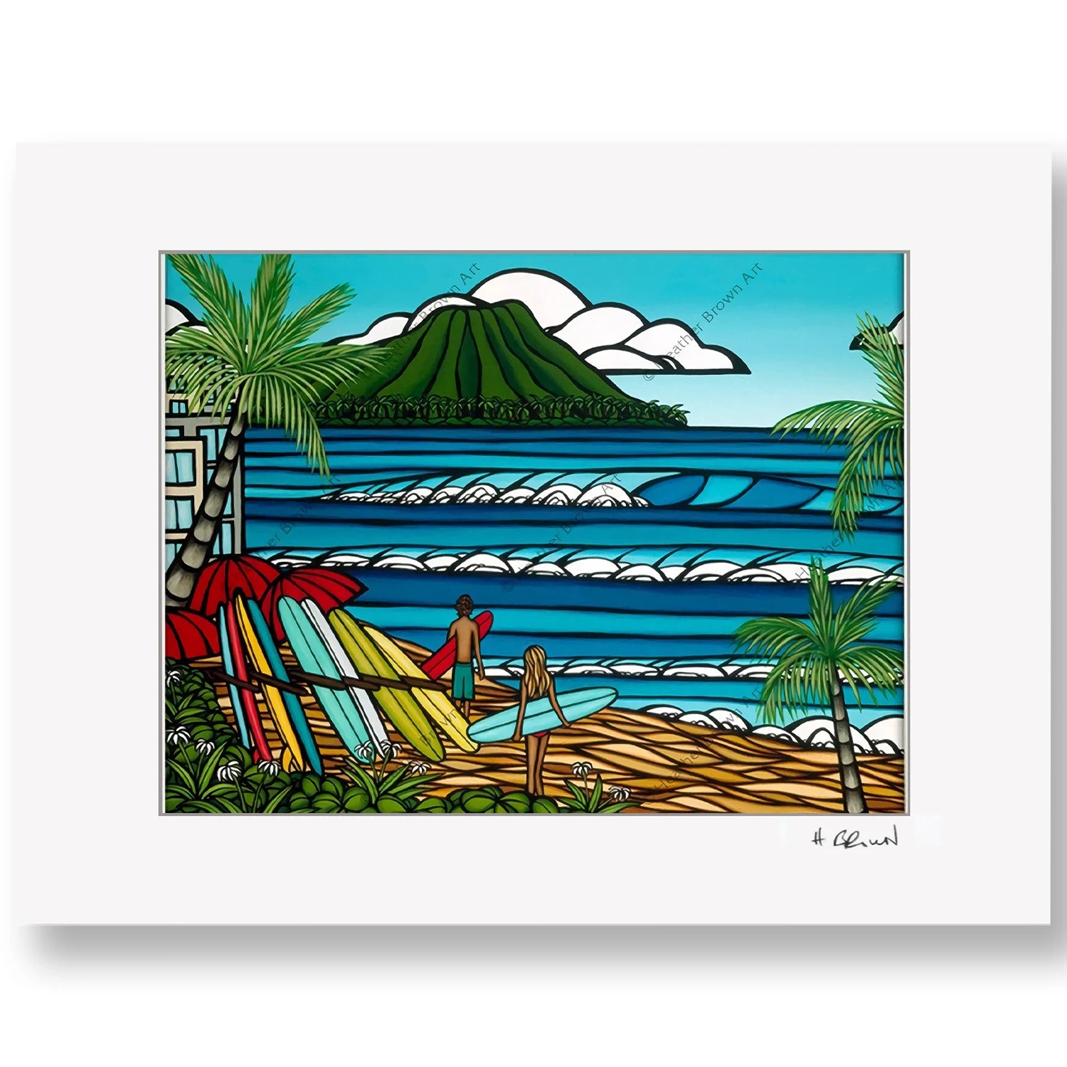 Matted Prints / 16×20 inch – HeatherBrown