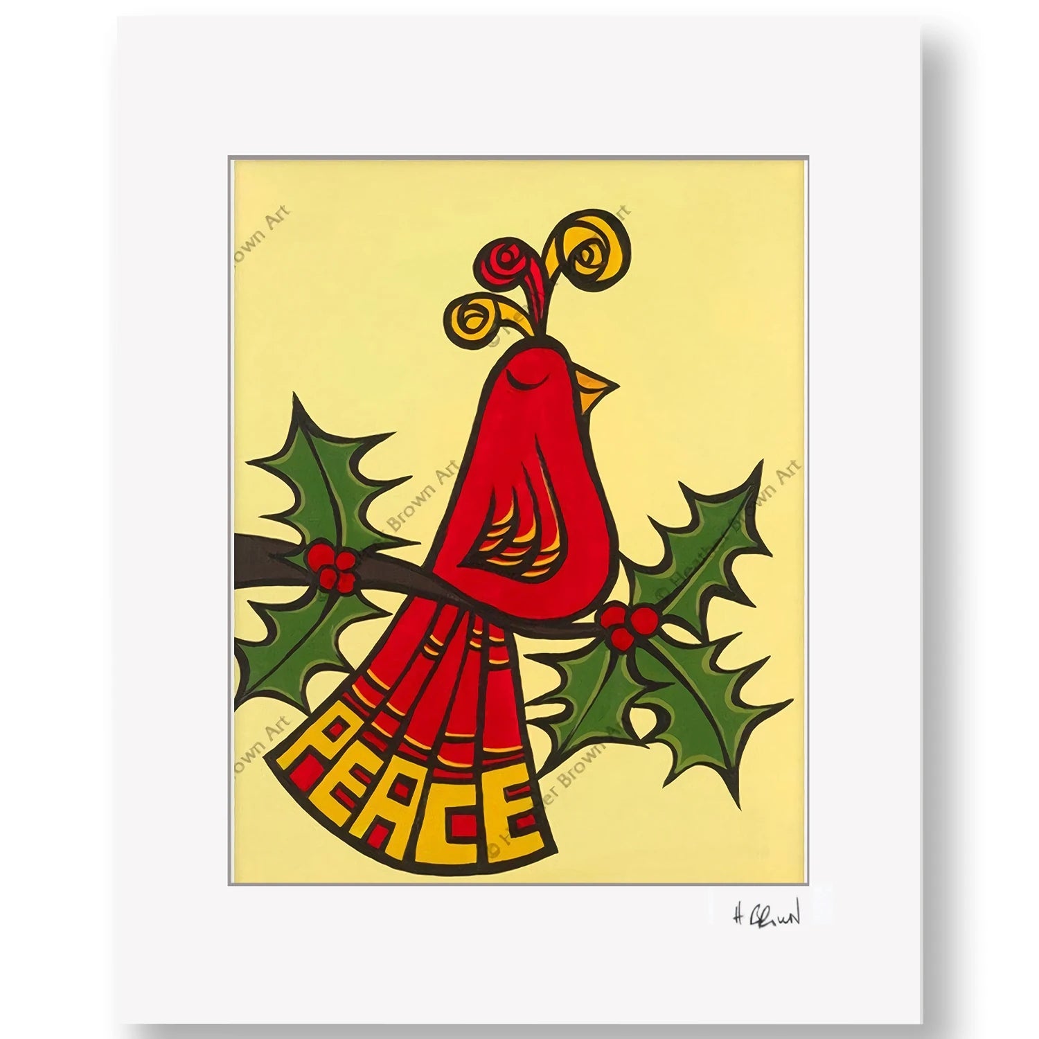 PEACE BIRD – HeatherBrown