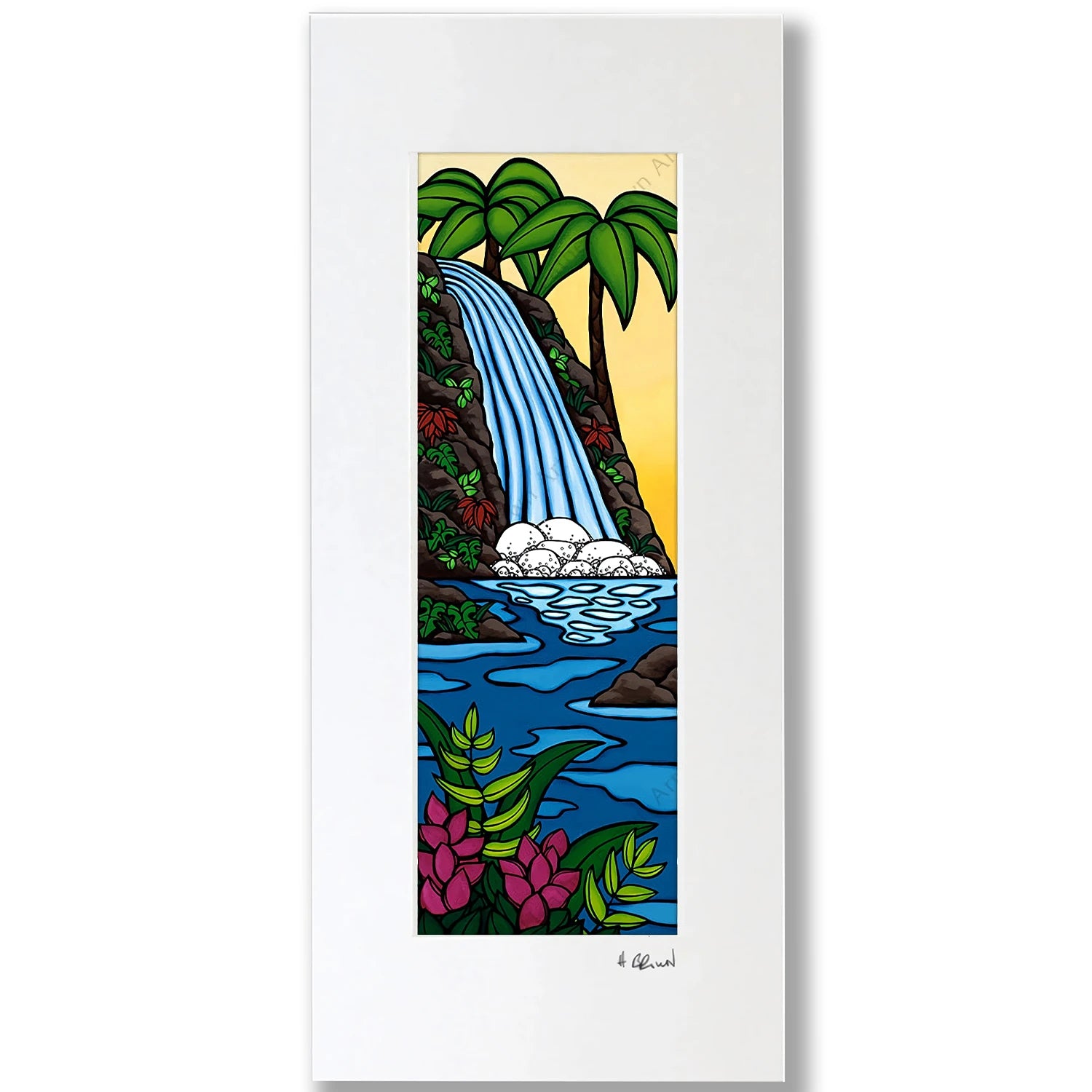 SUNSET WATERFALL – HeatherBrown