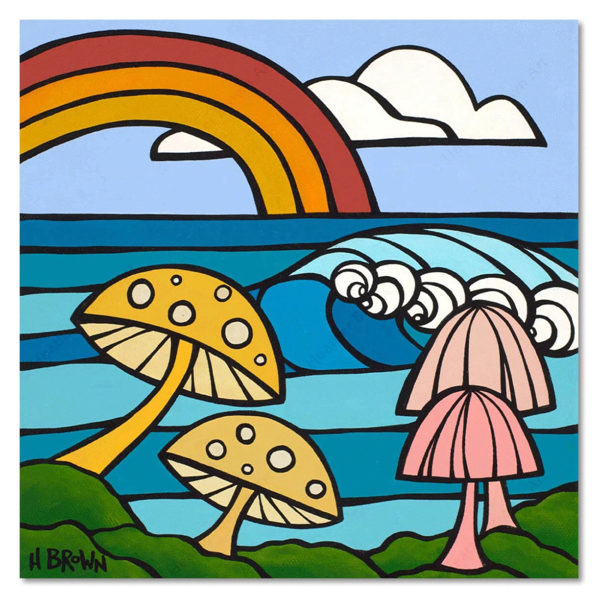 【限定100枚・証明書付】Heather Brown Rainbow Birds レインボーバード-製品-ヘザーブラウンアート – Heather Brown Art