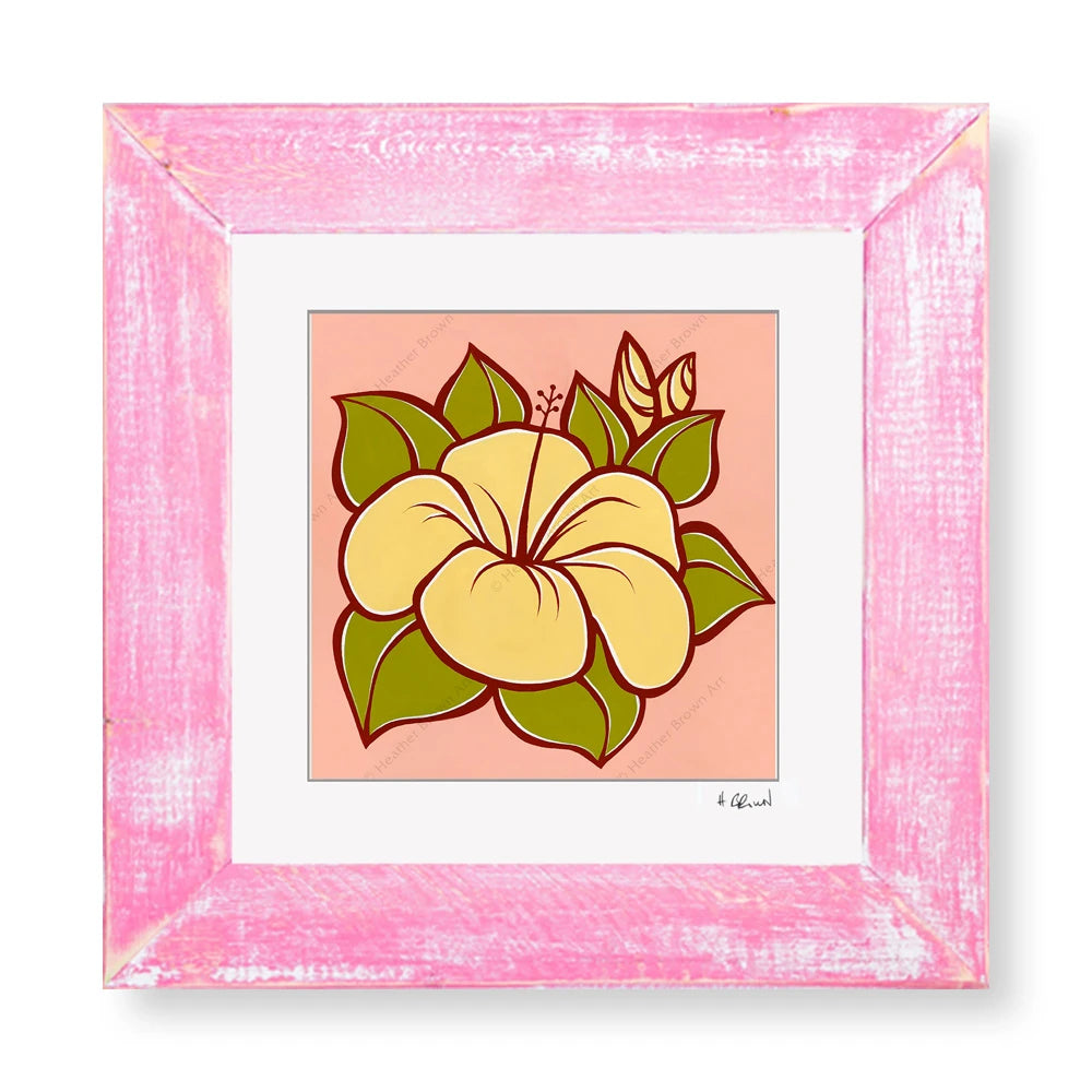 ハイビスカス★ヘザーブラウン対応額縁 HIBISCUS – HeatherBrown