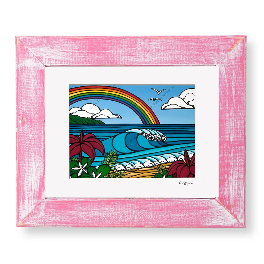 ヘザー ブラウン 『 ノースショア レインボウ 』 279mm × 356mm NORTH SHORE RAINBOW – HeatherBrown
