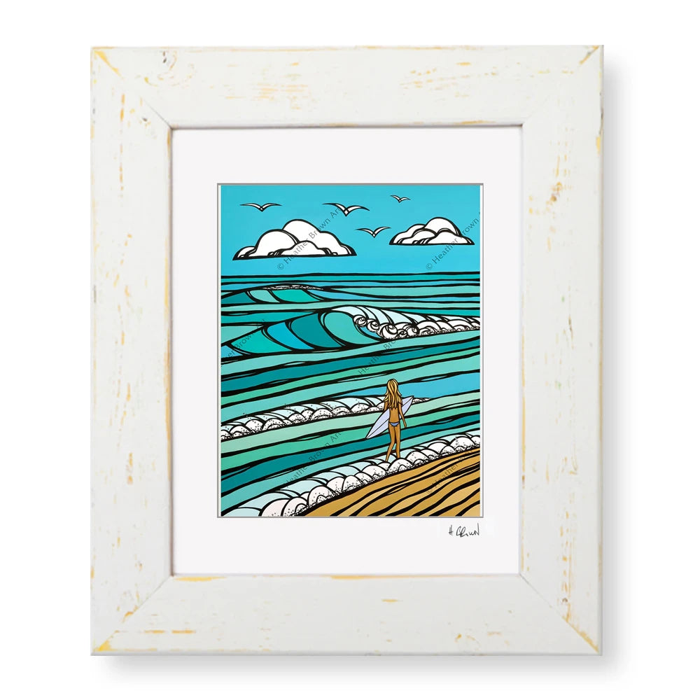 Heather Brown - Gem of the Sea／正規フレーム ヘザーブラウン| Gem of the Sea | 11 × 14 inch Heather Brown