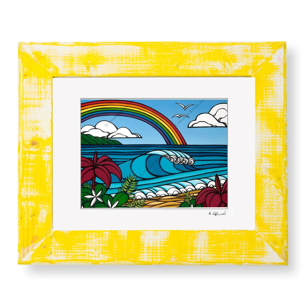 ヘザー ブラウン 『 ノースショア レインボウ 』 279mm × 356mm NORTH SHORE RAINBOW – HeatherBrown