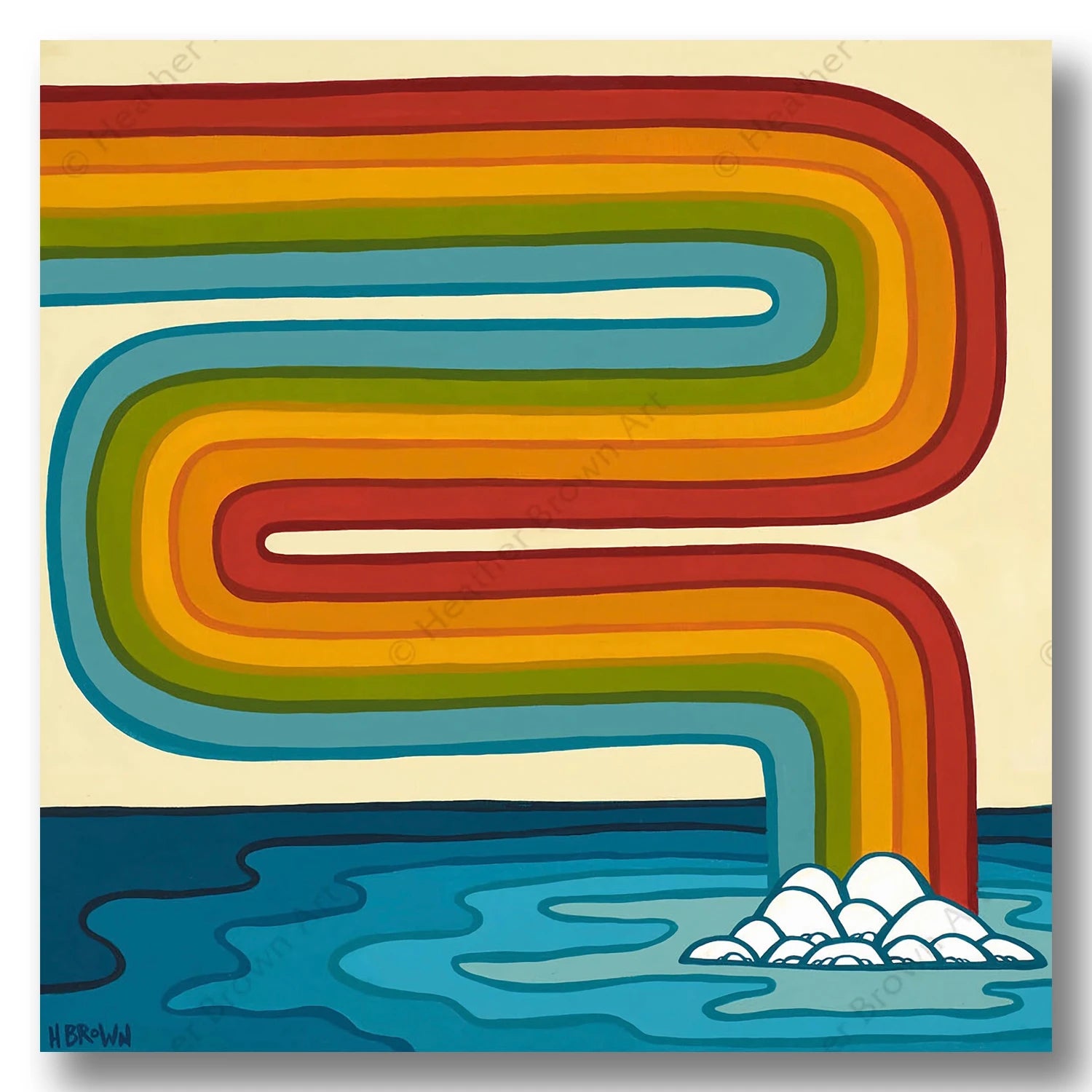 最終値下げ❗️ヘザーブラウン　ジクレー　「Spring Swell」 Canvas Prints / LIMITED EDITION – HeatherBrown